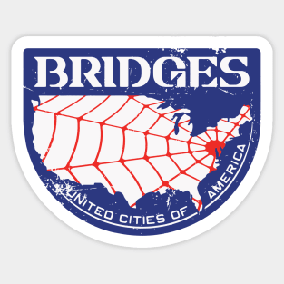 Bridges United Cities of America Death Stranding Sticker